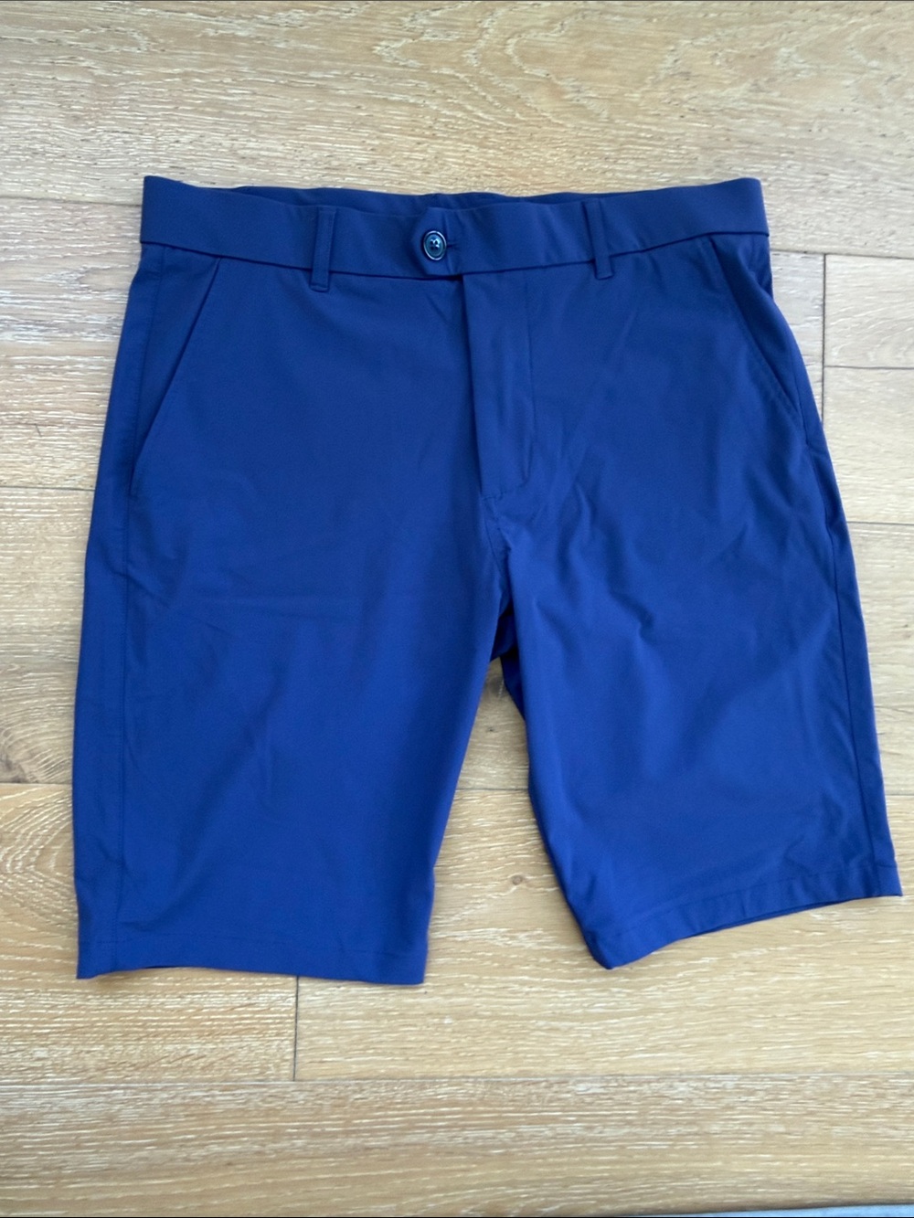 Greyson Men's Flat Front Golf Shorts - Navy Blue